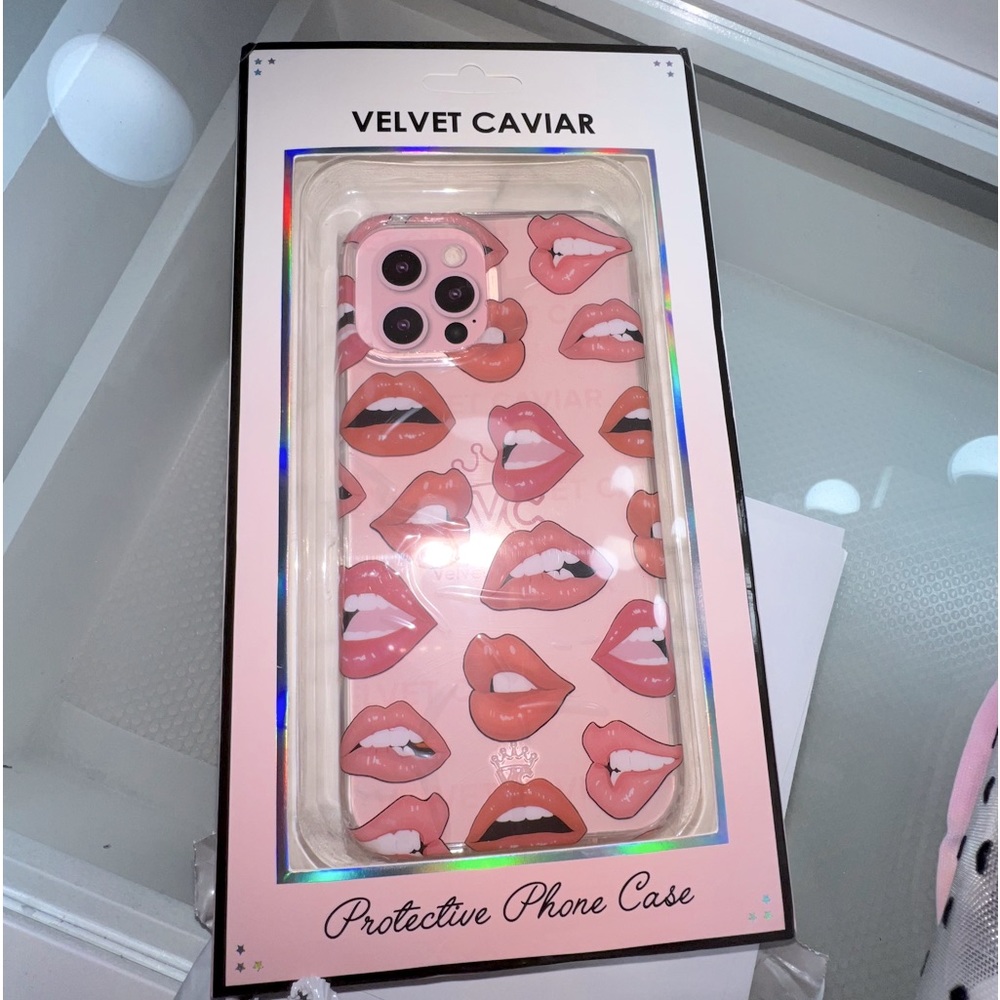 Velvet Caviar iPhone 12pro case
